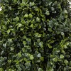 Nature Spring Artificial Boxwood Topiary 3-inch Tower Style Faux Plant in Sturdy Pot for Indoor/Outdoor Home Decor 146000MSG
